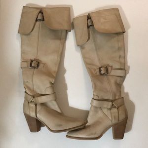 Creme Enzo Angiolini Boot